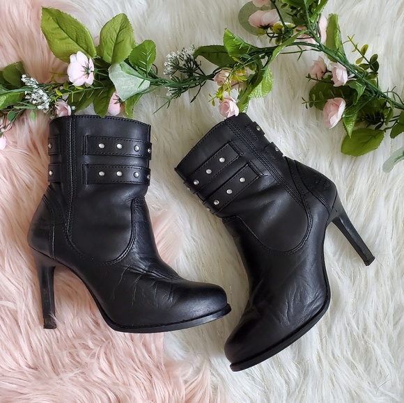 Harley-Davidson Shoes - 🌞3/$30! Harley Davidson Black Heeled Boots